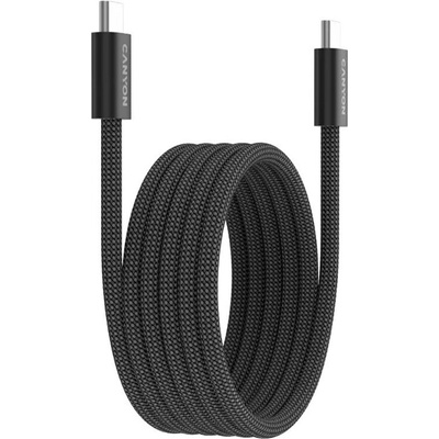 Canyon CCMG60AB15 USB-C / USB-C PD 60 W opletený černý