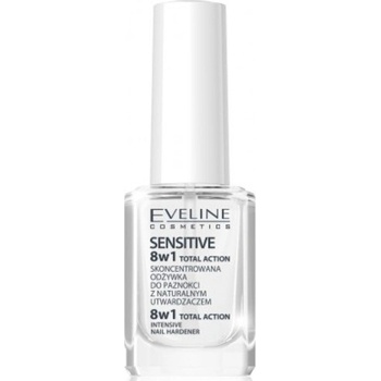 Eveline Cosmetics Total Action zpevňující lak na nehty 8 v 1 12 ml