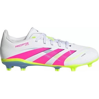 adidas Predator League Jr FG/MG cloud white/lucid pink/lucid lemon