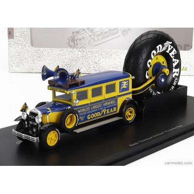 Autocult Buick Goodyear Airwheel Promotion Autobus Usa 1929 Žlutá Modrá 1:43