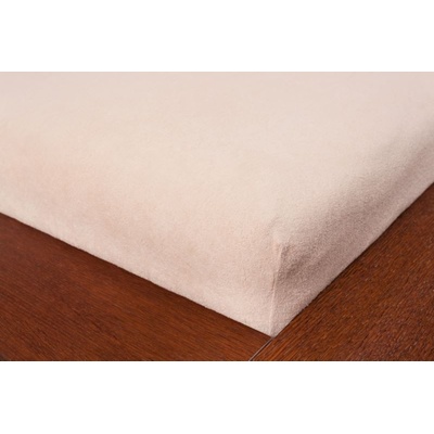 Wooline Froté prostěradlo smetanové 90x200