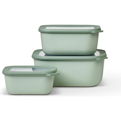 Mepal Set misek Cirqula Rectangular Nordic 750 +1500 + 3 l