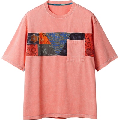 Desigual Тениска оранжево, размер S