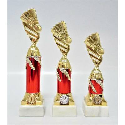 VIZINGR Badminton trofeje 17-P434.01 17-P434.01/27 cm