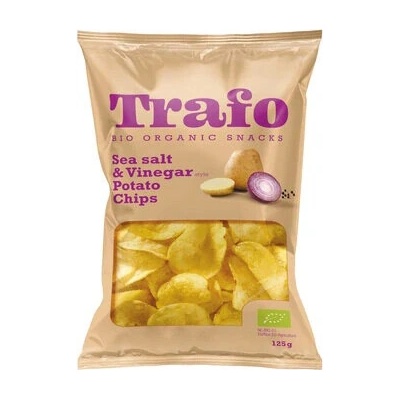 BIO VEGAN Trafo Chipsy sůl a ocet 125 g