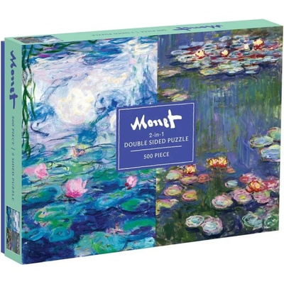 Galison Oboustranné Monet 500 dílků