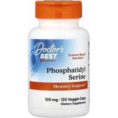 Doctor’s best fosfatidylserín so serinaid 100 mg fosfatidylserín 120 vegetariánskych kapsúl