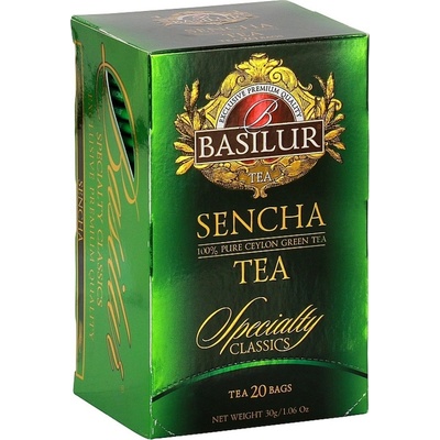 Basilur Ang.papír Sencha 20 x 2 g