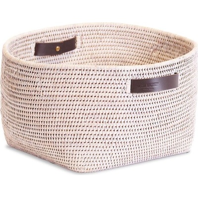 Decor Walther Кошница за съхранение Basket кръгла ратанова светлобежова (0941191)