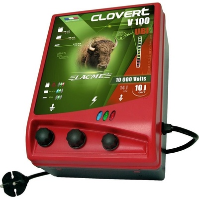 Ohradníkový síťový zdroj CLOVERT V100, 10 J 230 V s automatickou regulací výkonu