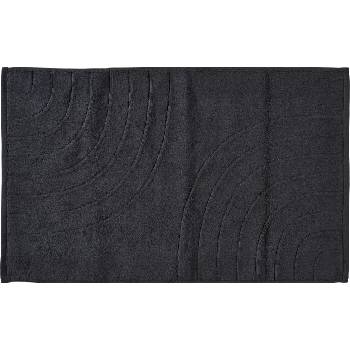 Zone Denmark Постелка за баня Time 80 x 50 см черна (33911)