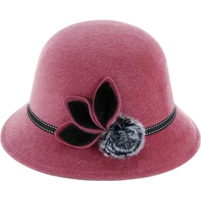 Dámsky klobúk Elizabeth KP37190 ružová