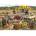 Cobble Hill Puzzle 500 Labradors from the cart, horses feel lighter G3