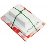 Office products Пощенска гума, с напречни ленти, 100 мм, 1, 5x4 мм, OFFICE PRODUCTS, зелена (18619149-02)