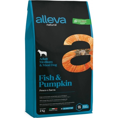 Alleva Natural Adult Medium & Maxi Fish and Pumpkin 2 kg