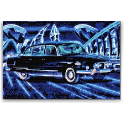 Vymalujsisam.cz Diamantové malování Tatra 603 40 x 60 cm Na kartonové desce diamanty Kulaté