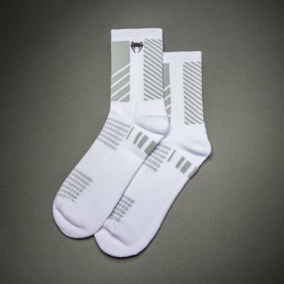 Venum Vector Crew Socks White/Grey