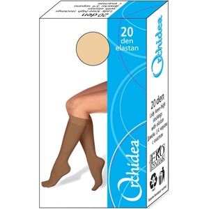  Orchidea 3/4 Чорапи ликра Regina 20 Den - Черно (2804)