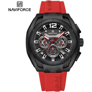 Naviforce Часовници naviforce ma-38610 - Черен / Червен kp38610 (ma-38610)