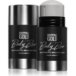 Dripping Gold Luxury Tanning Illuminating Stick озаряващ бронзър за лице и тяло цвят Silver 36 гр
