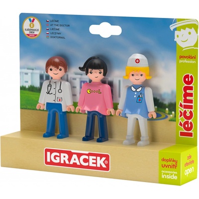 EFKO IGRÁČEK TRIO Léčíme set 3 figurky s doplňky