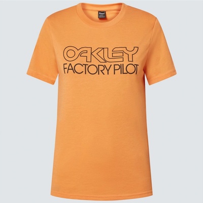 OAKLEY tričko FACTORY PILOT dámske soft orange