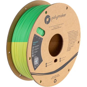 Polymaker PolyLite PLA Temperature Color Change Green/Lime - 1, 75 mm / 1000 g (PA02070)