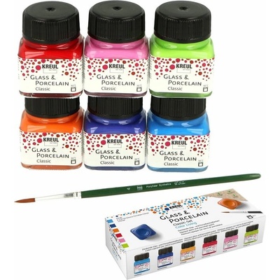 Kreul Sada farieb na sklo a porcelán Color Living 6 x 20ml