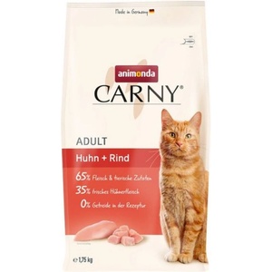Animonda Cat Carny Adult суха храна за котки с пилешко и говеждо месо, 1, 75 кг