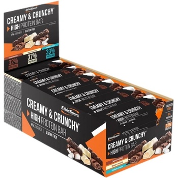 EthicSport CREAMY & CRUNCHY High Protein Bar [24 x 30 грама] Шоколад с лешник