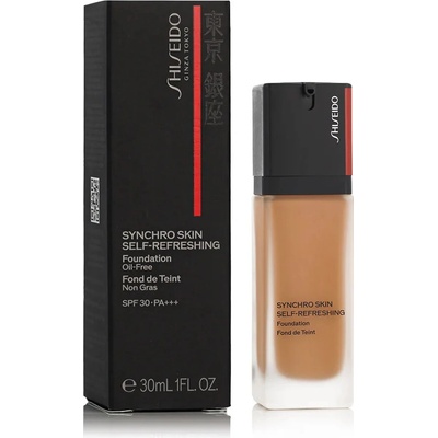 Shiseido Synchro Skin Self-Refreshing Foundation dlhotrvajúci make-up SPF30 410 Sunstone 30 ml