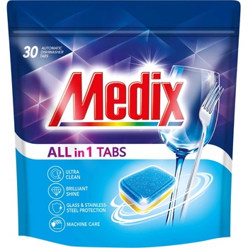 Medix Таблетки за съдомиялна All in one, 30 броя