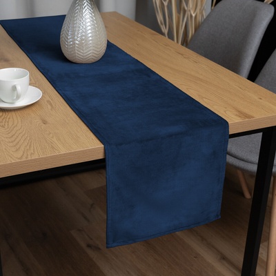 Biante Zamatový behúň Velvet Prémium SVP-029 Námornícka modrá 35x120 cm