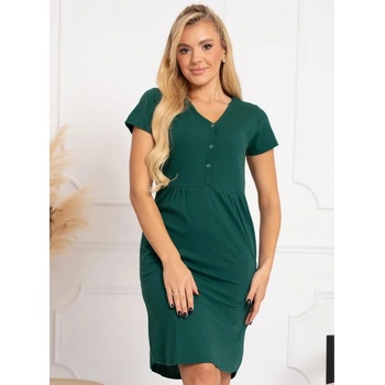 Materská nočná košeľa Ismena Bottle Green