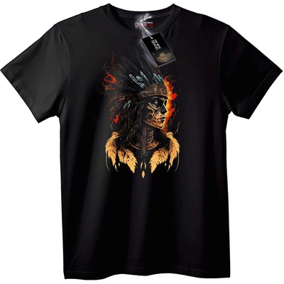 NOONEBRAND Тениска с ръководещата шапка на местен вожд - S, White