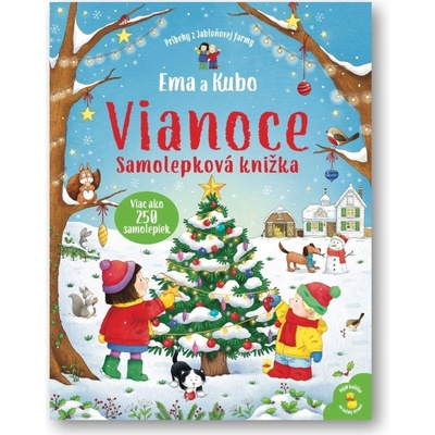 Ema a Kubo Vianoce samolepková knižka Nolan Kate