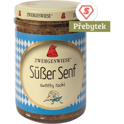 Zwergenwiese Bio Hořčice sladká bavorská 160ml