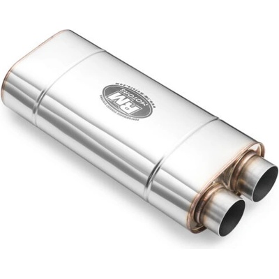 RM MOTORS Stredový tlmič výfuku 63,5 mm RM 010