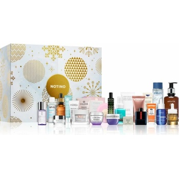 Notino Advent Calendar Clarins Lip Comfort Oil olej na rty s hydratačním účinkem 1,4 ml + Shiseido Waso Yuzu C noční maska na obličej 15 ml + Elizabeth Arden Ceramide Retinol + HPR Ceramide krém pro o