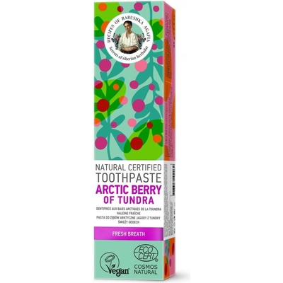 Babička Agafia Prírodná zubná pasta pre svieži dych s prídavkom bobúľ arktickej tundry 85 g