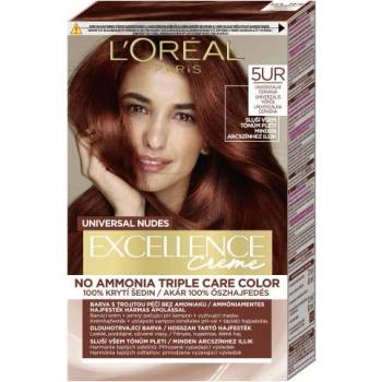 L'Oréal Excellence Creme Triple Protection боя за коса всички типове коси боядисана коса 48 ml нюанс 5UR Universal Red за жени