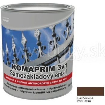 Hammerite Komaprim 3v1, 0,75L, středně hnědý