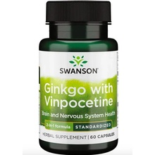 Swanson Ginkgo with Vinpocetine 60 kapsúl