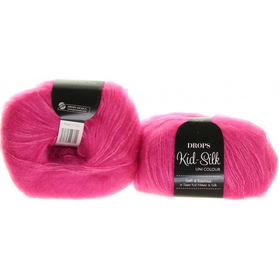 Drops Kid-Silk 13 sytá růžová