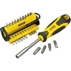 STANLEY Накрайник бит комплект PH/PZ/SB/TX/SW с магнитен държач 1/4" Stanley