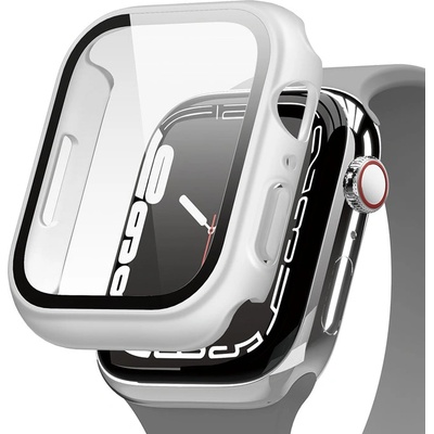 Elago Качествен твърд кейс с вграден стъклен протектор за дисплея на Apple Watch 8 45мм, Apple Watch 7 45мм - Elago Clear Shield Case (матиран) (EAW7-45CL-SFCL)