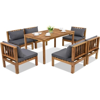 Garden Point Градински мебели Brunei Premium 6 Garden Point акация (GAP354-FIE)