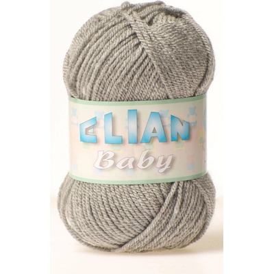 VSV Pletací příze Elian Baby 00195 - šedá