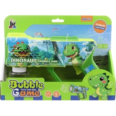 Bublifuk pištoľ dino na batérie