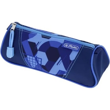 Herlitz Ученически несесер празен, тристенен, Blue Goal - Herlitz